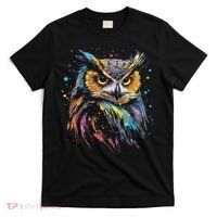 Artwork Fantasy Owl Bird T-Shirt thumb 0