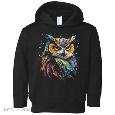 Artwork Fantasy Owl Bird Toddler Hoodie