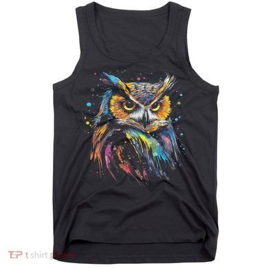 Artwork Fantasy Owl Bird Tank Top