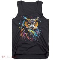 Artwork Fantasy Owl Bird Tank Top thumb 0