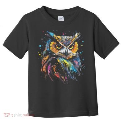 Artwork Fantasy Owl Bird Toddler T-Shirt