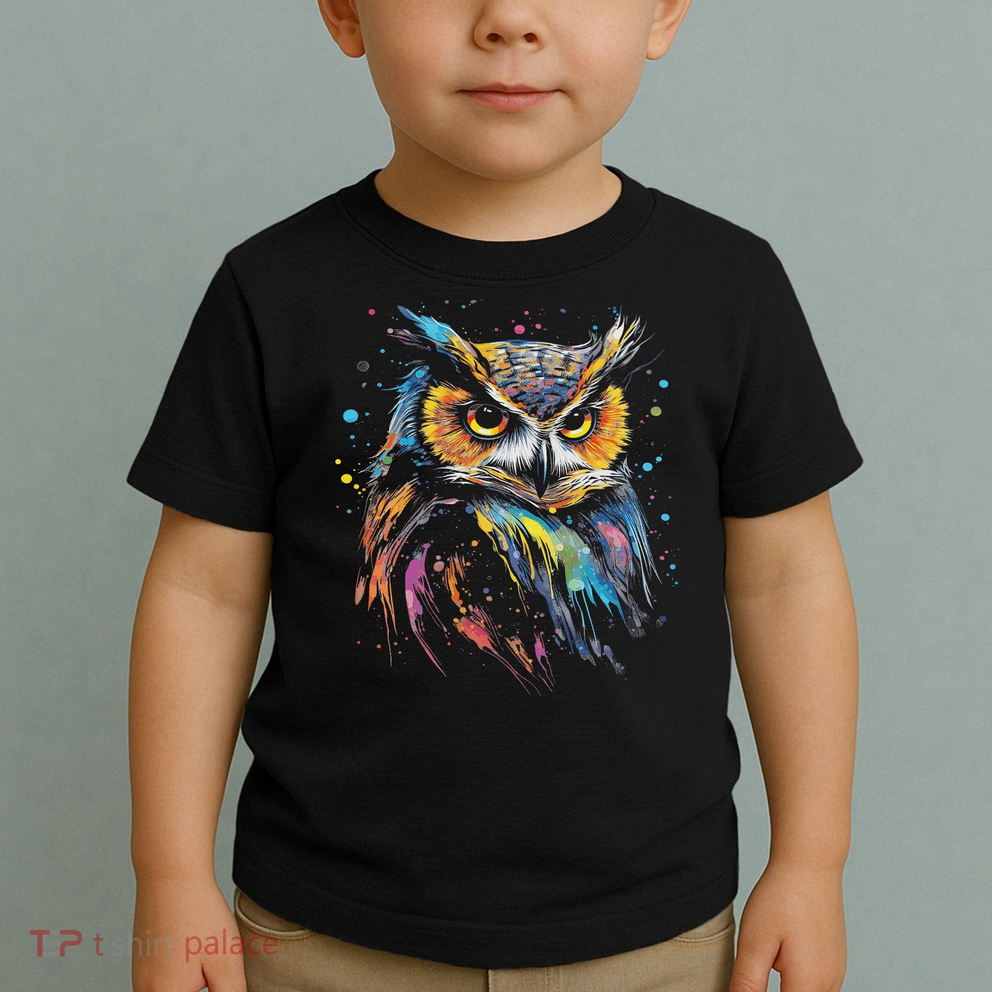 Artwork Fantasy Owl Bird Toddler T-Shirt