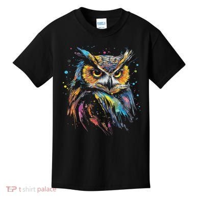 Artwork Fantasy Owl Bird Kids T-Shirt
