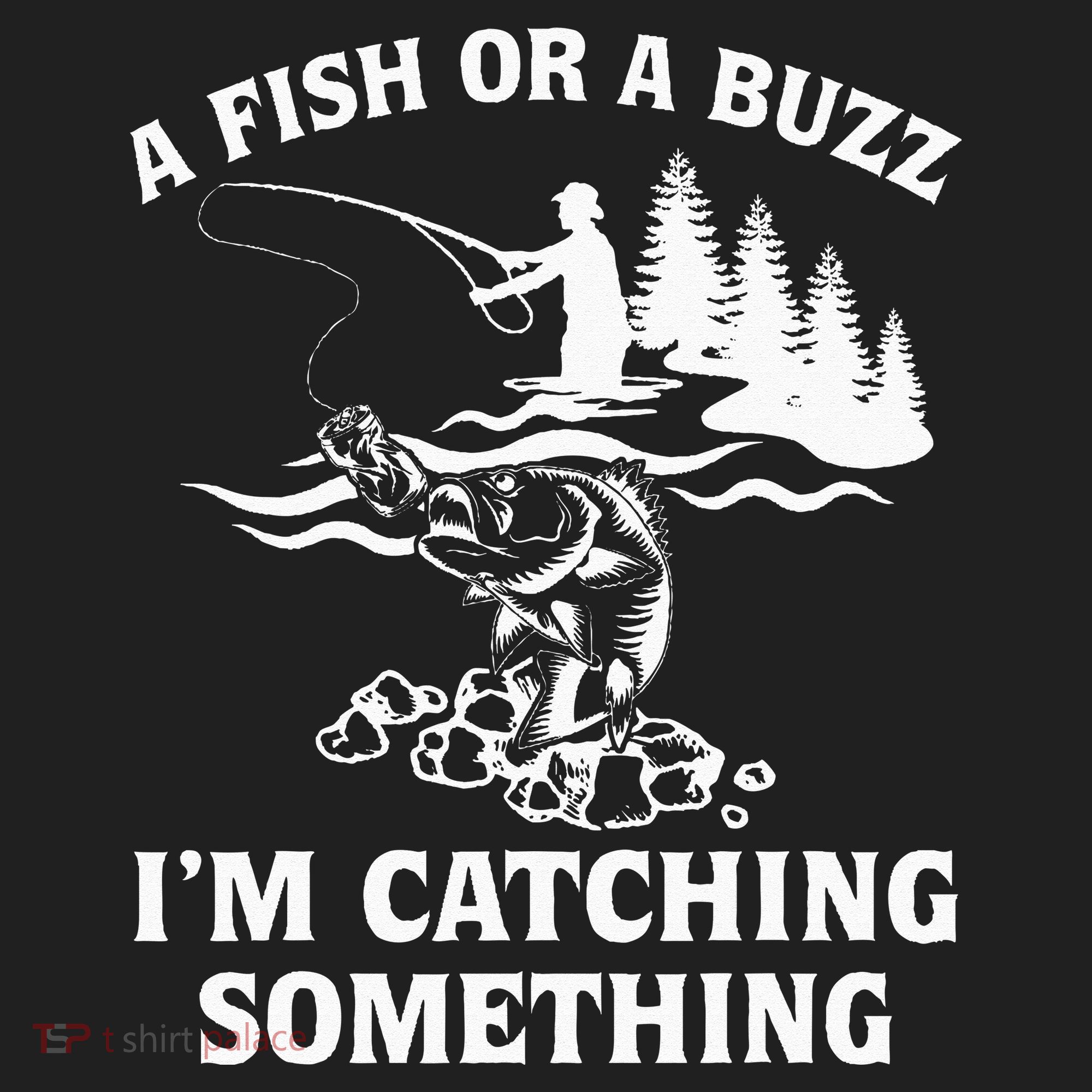 A Fish Or A Buzz I'm Catching Something Fishing Beanie
