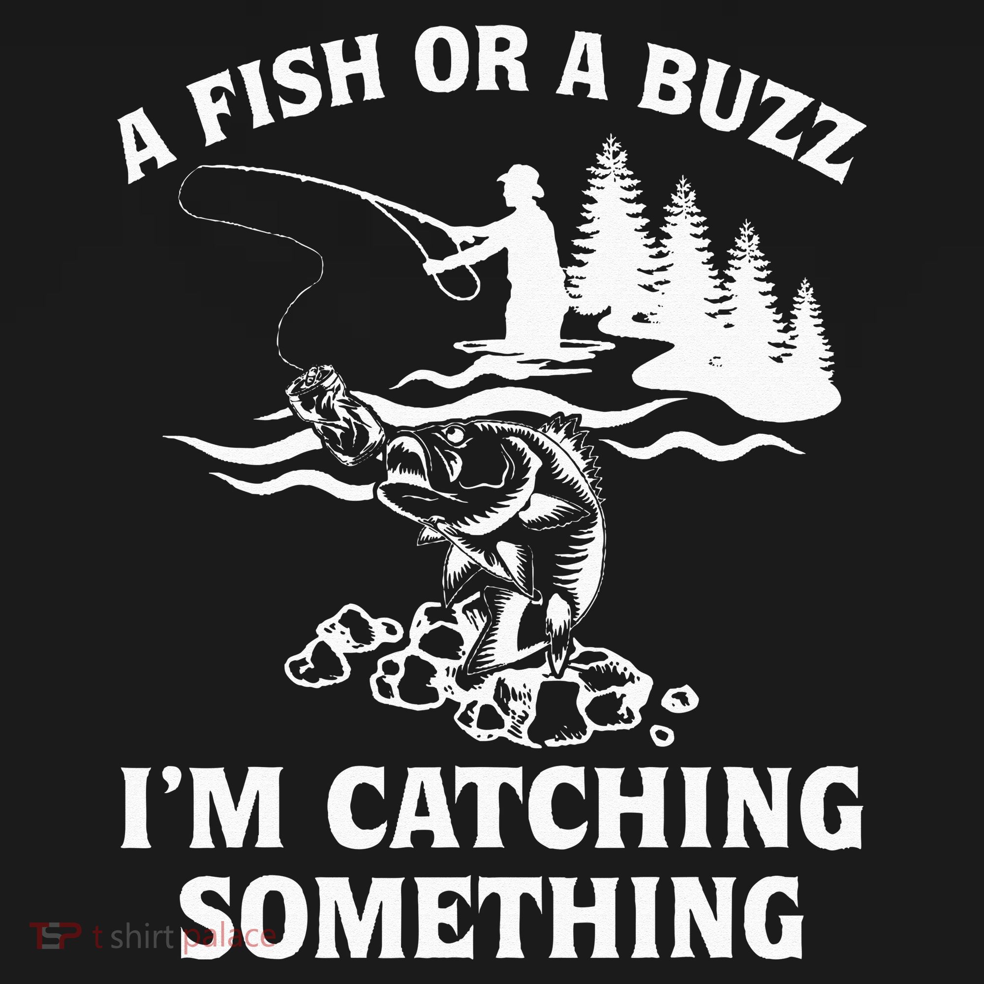 A Fish Or A Buzz I'm Catching Something Fishing Coaster