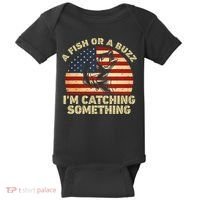 A Fish Or A Buzz Im Catching Something Fisherman Lovers Baby Bodysuit thumb 0