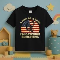 A Fish Or A Buzz Im Catching Something Fisherman Lovers Toddler T-Shirt thumb 3