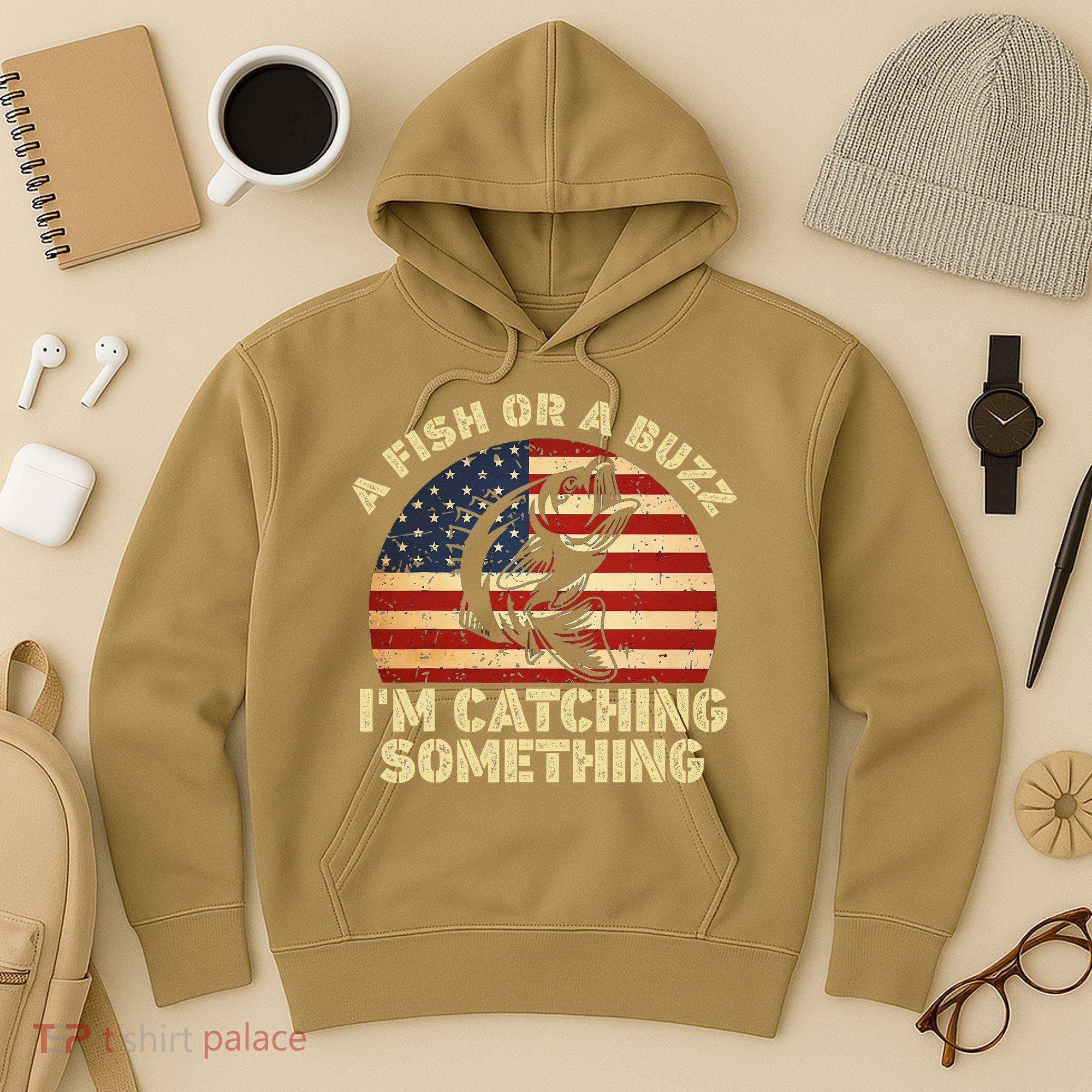 A Fish Or A Buzz Im Catching Something Fisherman Lovers Hoodie