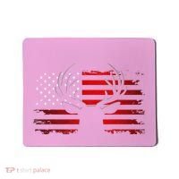 American Flag Outdoor Clothing Antlers Deer Mousepad thumb 0