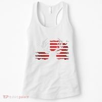 American Flag Outdoor Clothing Antlers Deer Women's Tank Top thumb 0