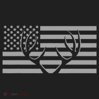 American Flag Outdoor Antlers Deer Hat thumb 2