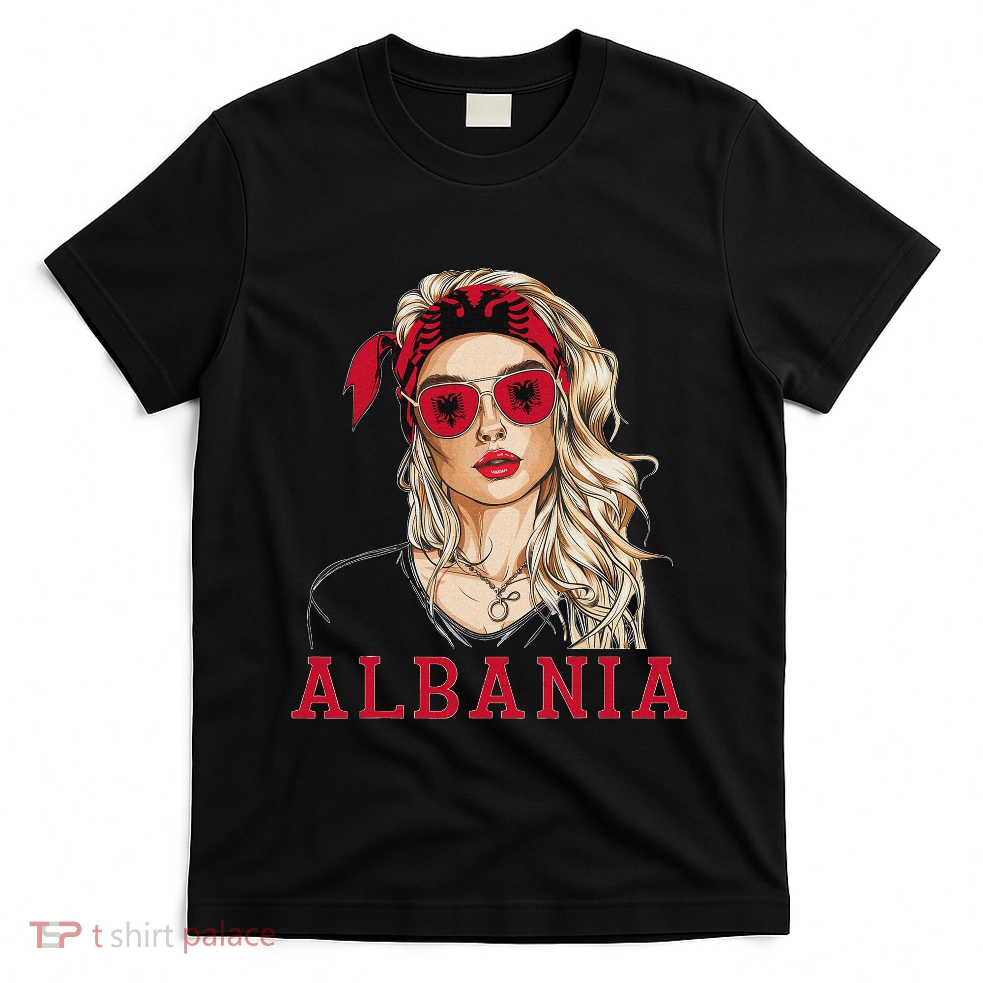 Albanian Flag Outfit For Woman Products Uniform Albania T-Shirt