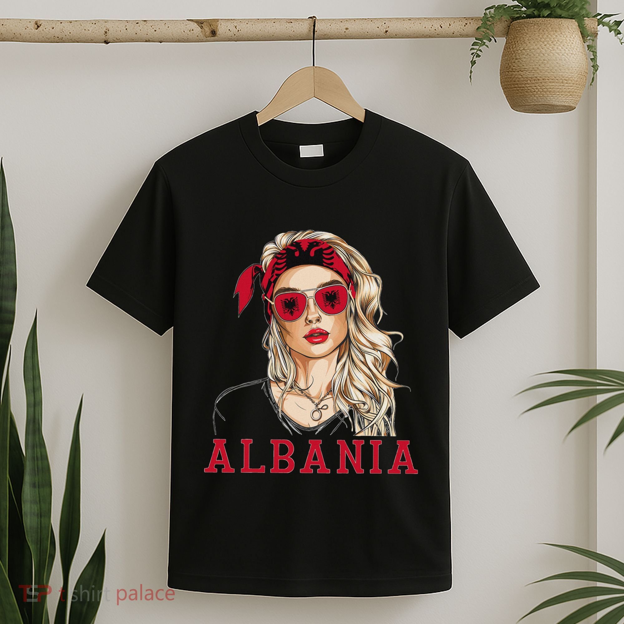 Albanian Flag Outfit For Woman Products Uniform Albania T-Shirt