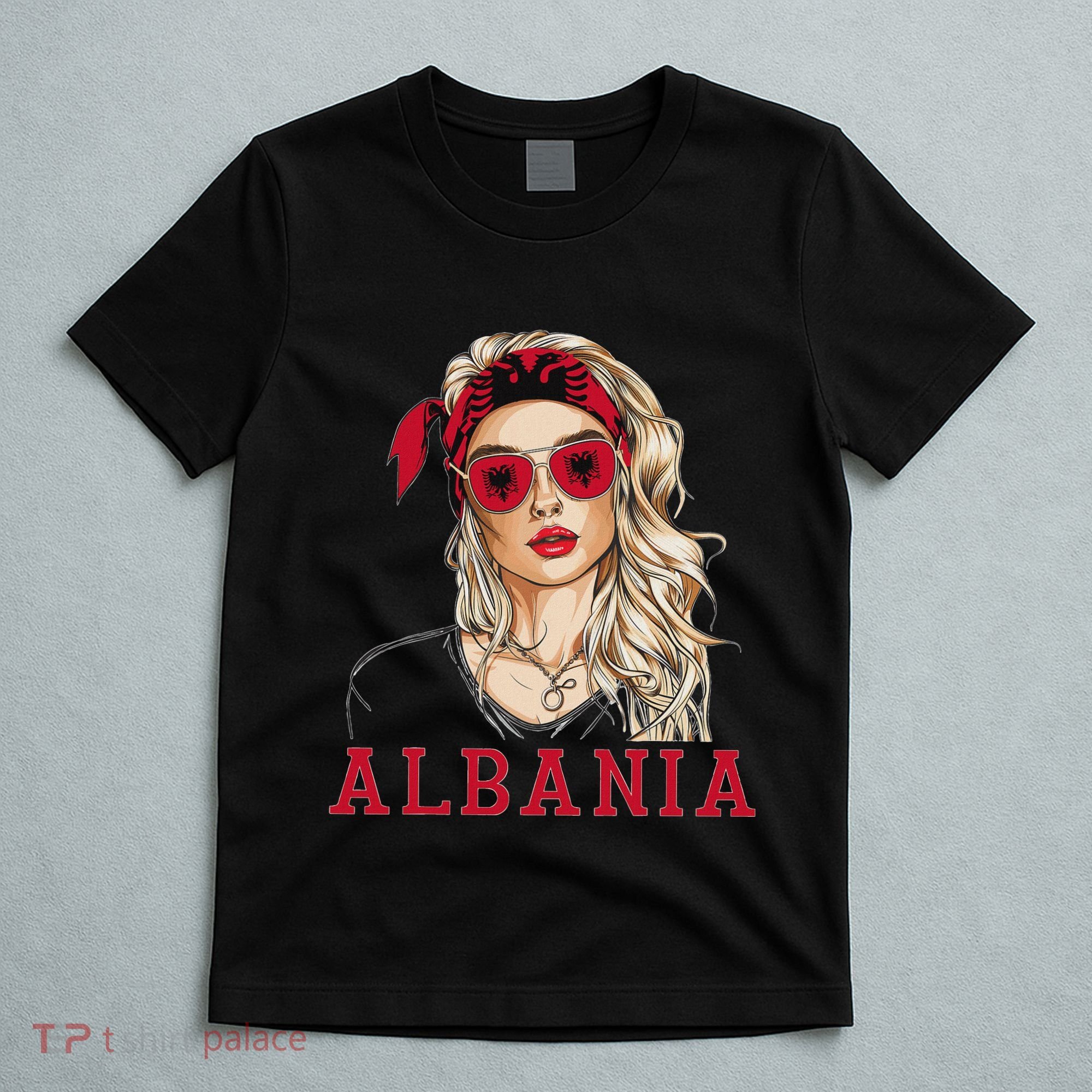 Albanian Flag Outfit For Woman Products Uniform Albania T-Shirt