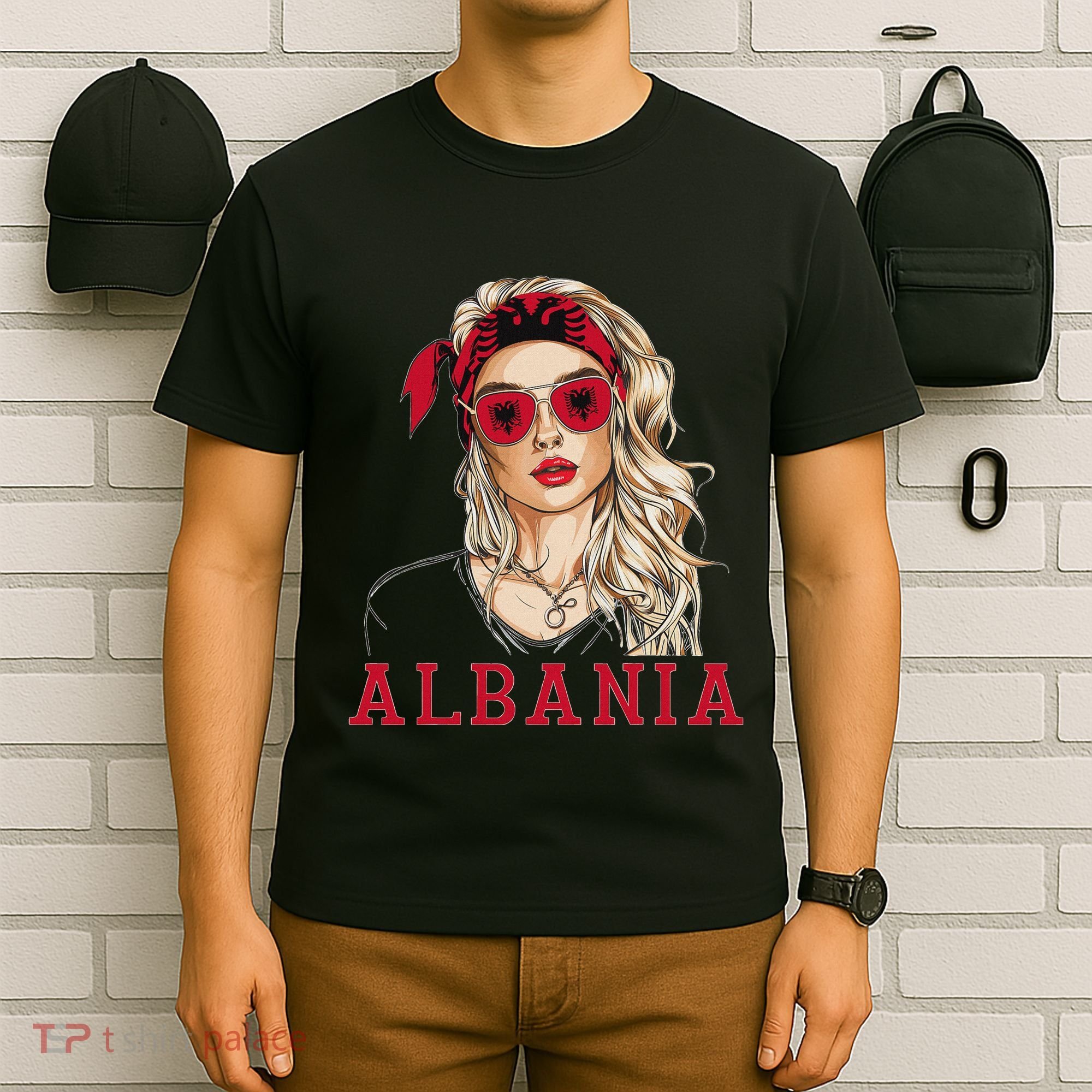 Albanian Flag Outfit For Woman Products Uniform Albania T-Shirt