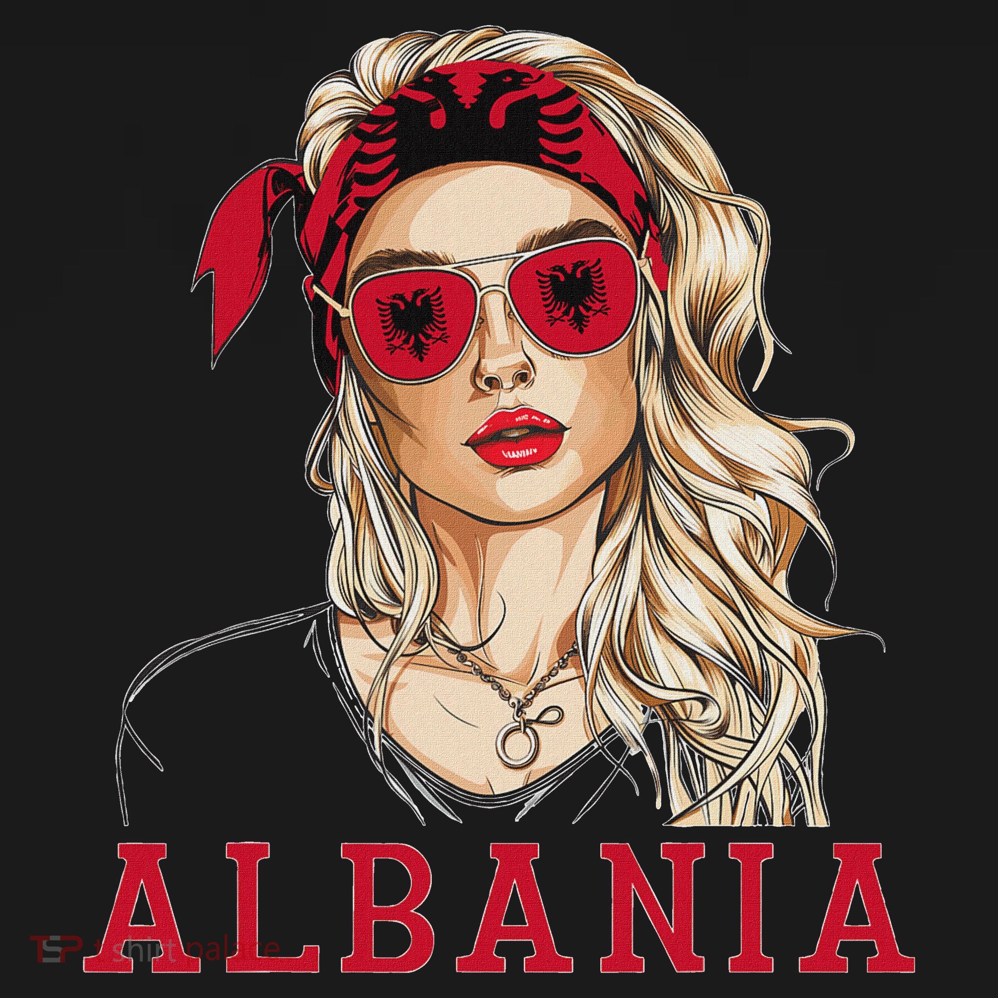 Albanian Flag Outfit For Woman Products Uniform Albania Women's Tank Top