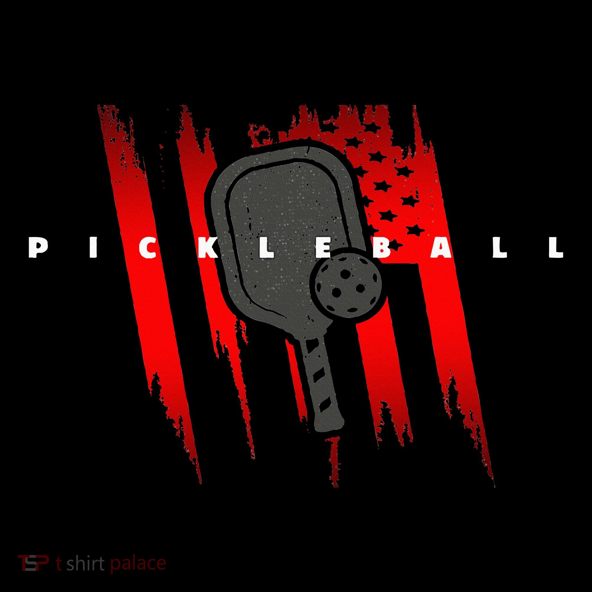 American Flag Pickleball Apparel Pickleball T-Shirt