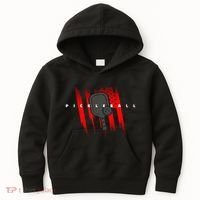 American Flag Pickleball Apparel Pickleball Kids Hoodie thumb 0