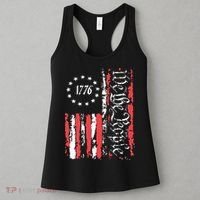 American Flag Patriotic 1776 We The People Usa Women's Tank Top thumb 3