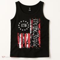 American Flag Patriotic 1776 We The People Usa Tank Top thumb 2