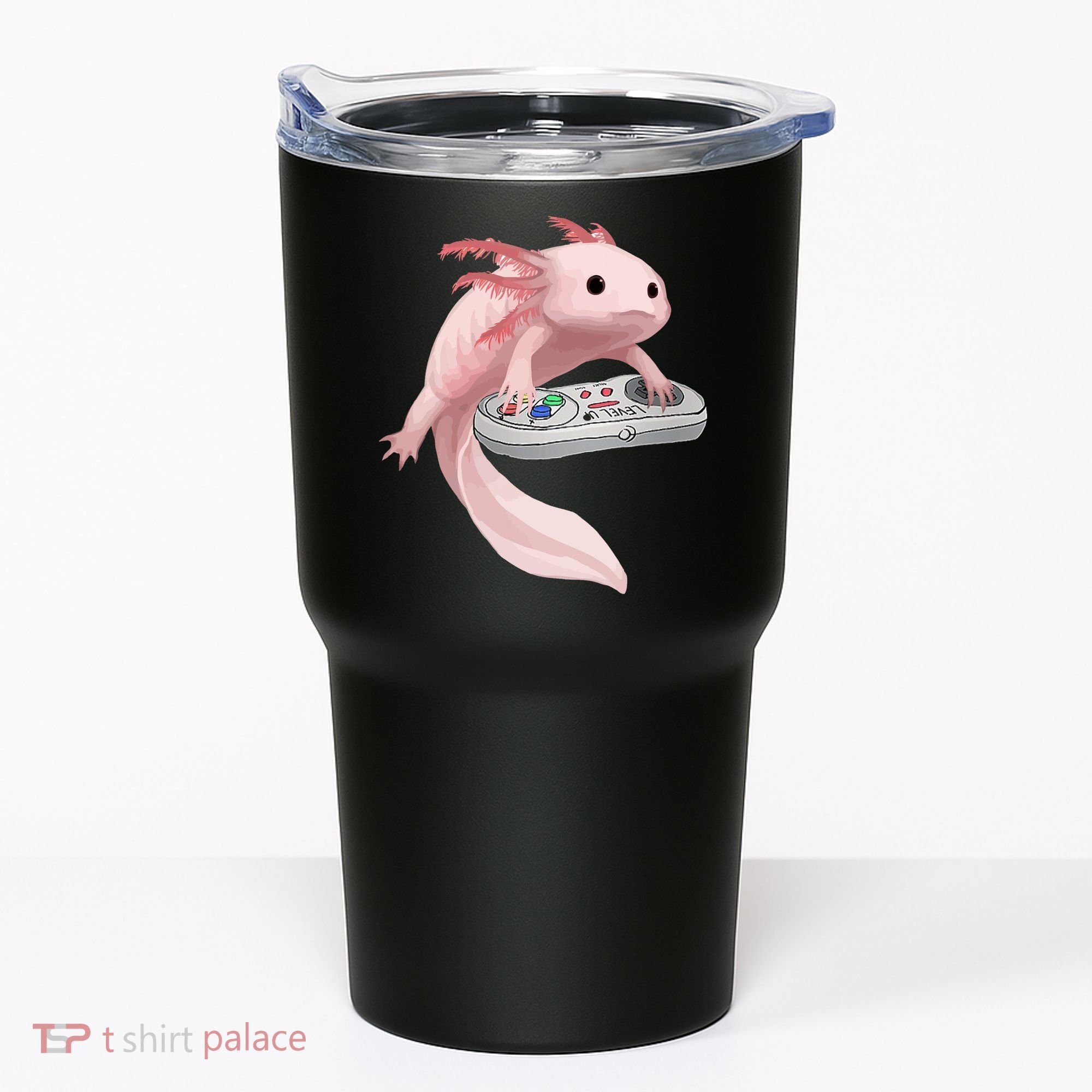 Axolotl Fish Playing Video Game Axolotl Lizard Gamers Tumbler