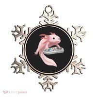 Axolotl Fish Playing Video Game Axolotl Lizard Gamers Ornament thumb 0