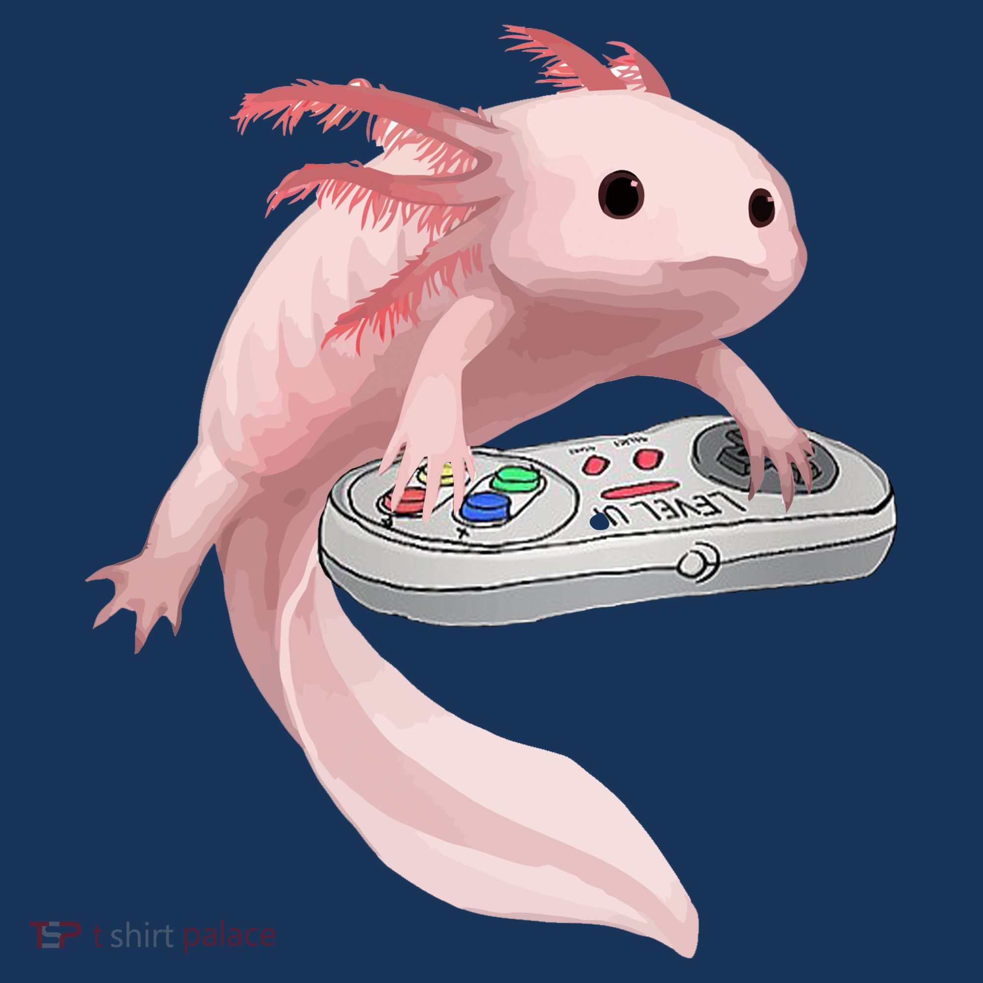 Axolotl Fish Playing Video Game Axolotl Lizard Gamers Hoodie