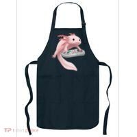 Axolotl Fish Playing Video Game Axolotl Lizard Gamers Apron thumb 0