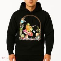 Aesthetic Frog Playing Guitar Mushroom Goblincore Hoodie thumb 2