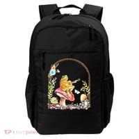 Aesthetic Frog Playing Guitar Mushroom Goblincore Backpack thumb 0