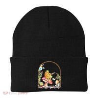 Aesthetic Frog Playing Guitar Mushroom Goblincore Beanie thumb 0