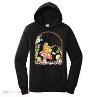 Aesthetic Frog Playing Guitar Mushroom Goblincore Women's Hoodie thumb 0