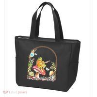Aesthetic Frog Playing Guitar Mushroom Goblincore Tote Bag thumb 3