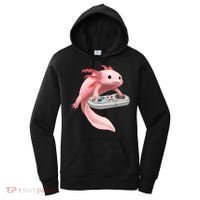 Axolotl Fish Playing Video Game White-Axolotl Lizard Gamers Women's Hoodie thumb 0