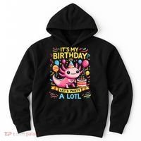Axolotl Fun Party Kawaii Axolot Birthday Hoodie thumb 0