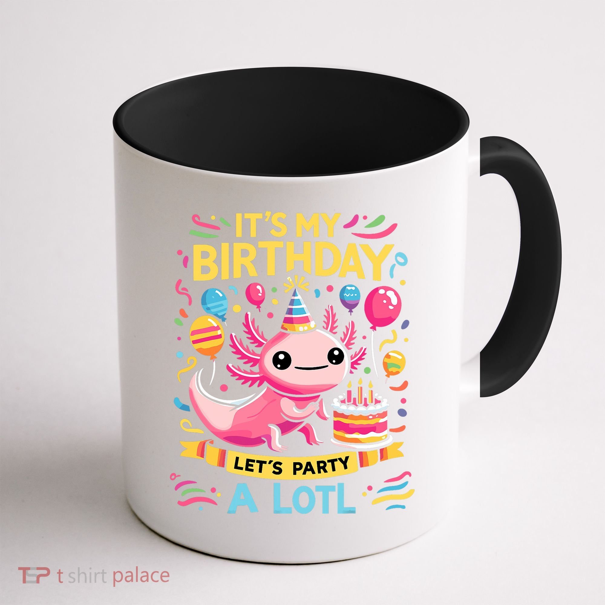 Axolotl Fun Party Kawaii Axolot Birthday Coffee Mug