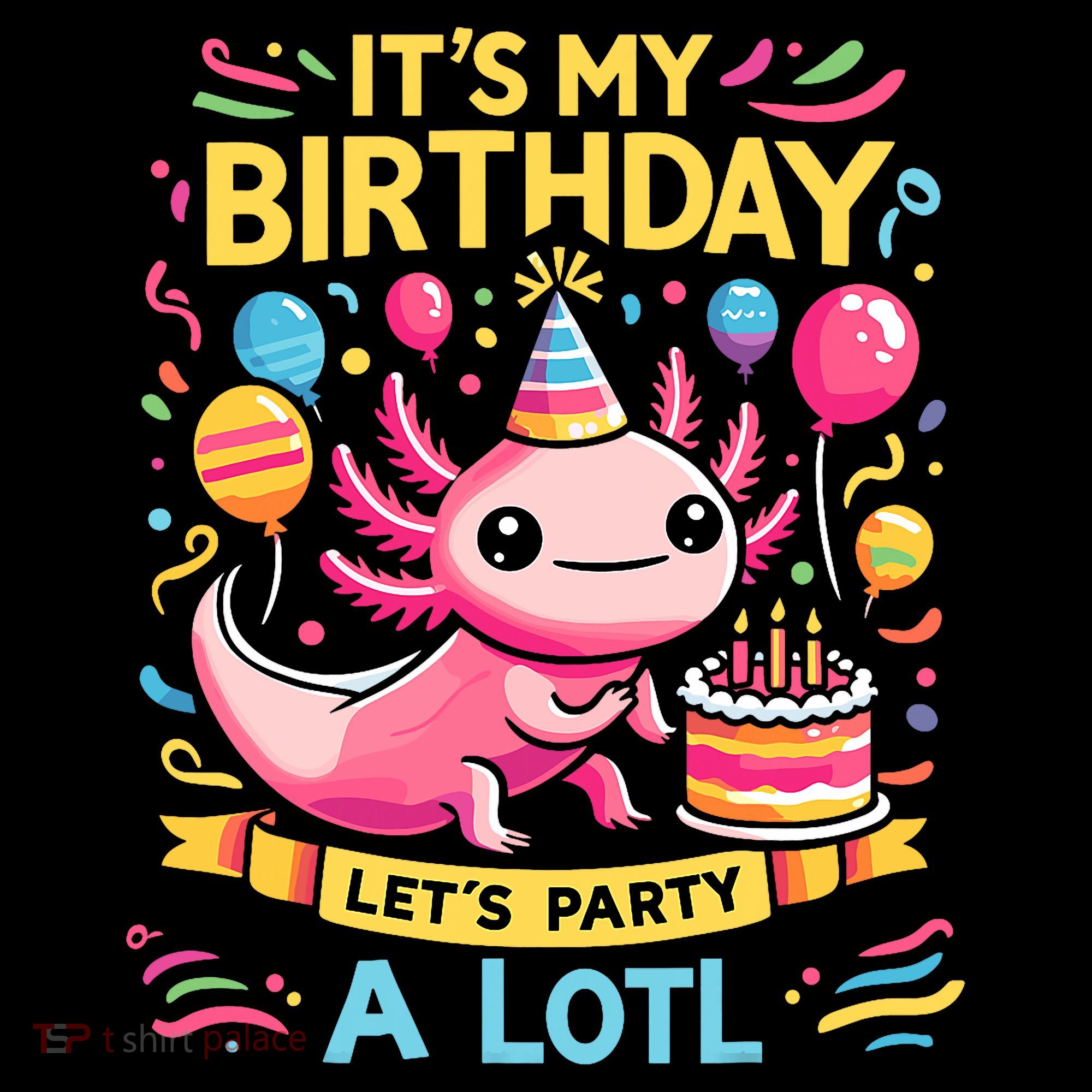 Axolotl Fun Party Kawaii Axolot Birthday Coffee Mug