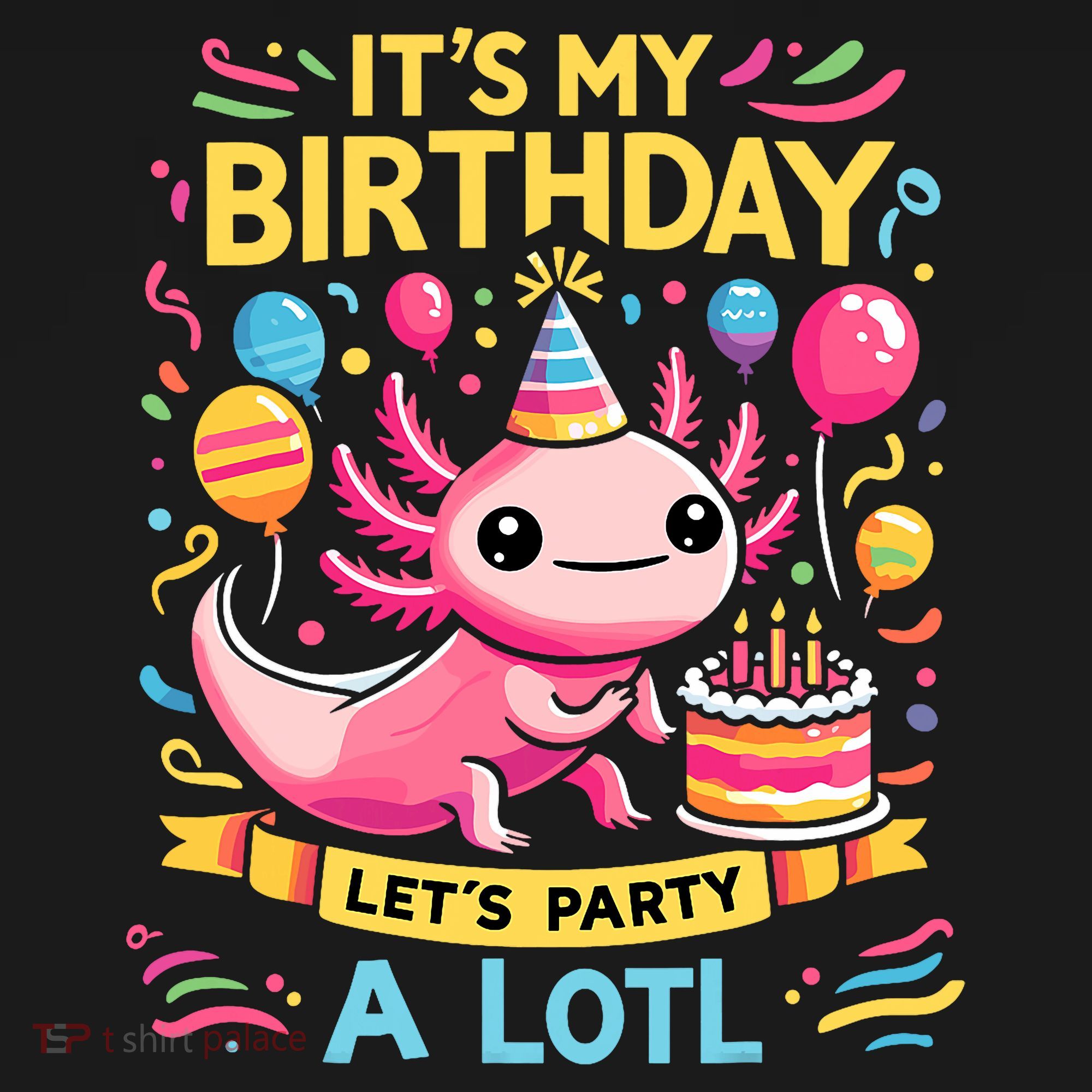 Axolotl Fun Party Kawaii Axolot Birthday Women's Hoodie