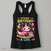 Axolotl Fun Party Kawaii Axolot Birthday Women's Tank Top thumb 3