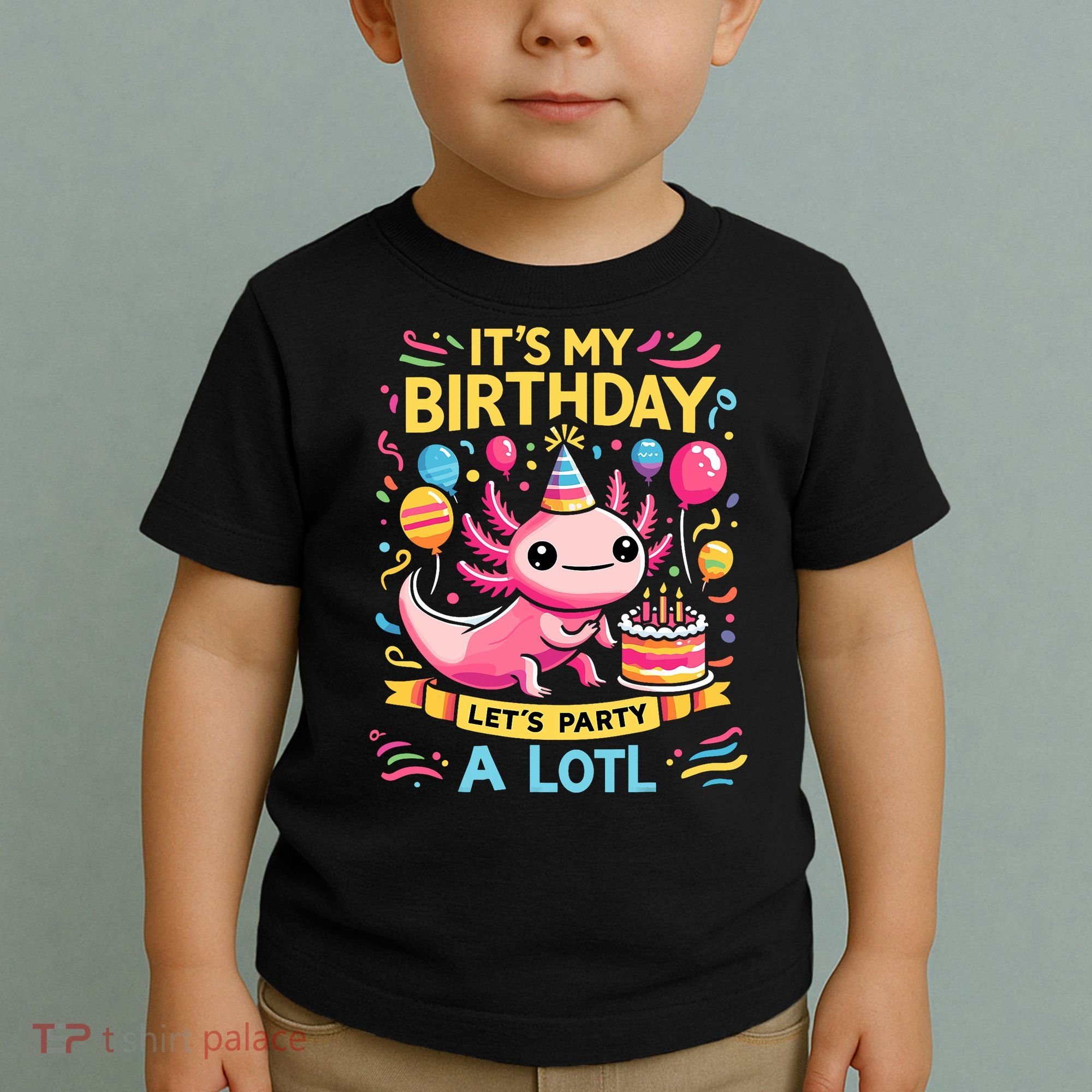 Axolotl Fun Party Kawaii Axolot Birthday Toddler T-Shirt