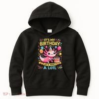 Axolotl Fun Party Kawaii Axolot Birthday Kids Hoodie thumb 0