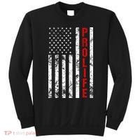 American Flag Pro Life Sweatshirt thumb 0