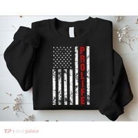 American Flag Pro Life Sweatshirt thumb 2