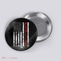 American Flag Pro Life Button thumb 0