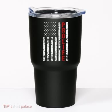 American Flag Pro Life Tumbler