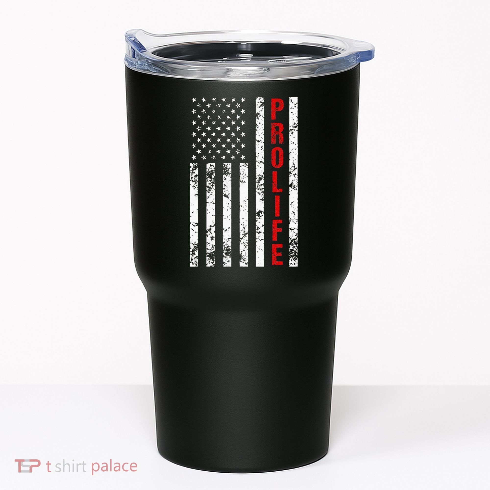American Flag Pro Life Tumbler