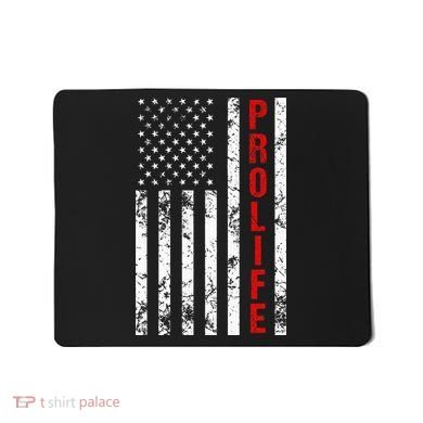 American Flag Pro Life Mousepad