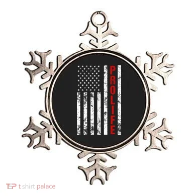 American Flag Pro Life Ornament