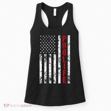 American Flag Pro Life Women's Tank Top