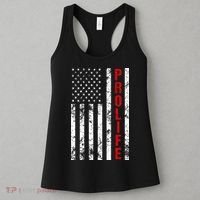 American Flag Pro Life Women's Tank Top thumb 3
